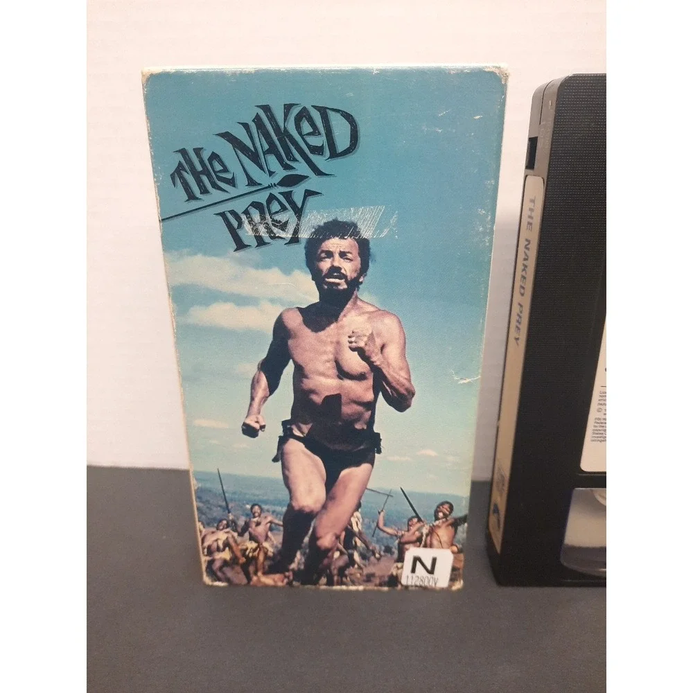 The Naked Prey VHS Tape TESTED Rare Horror Cult Cannibal Pre-Owned